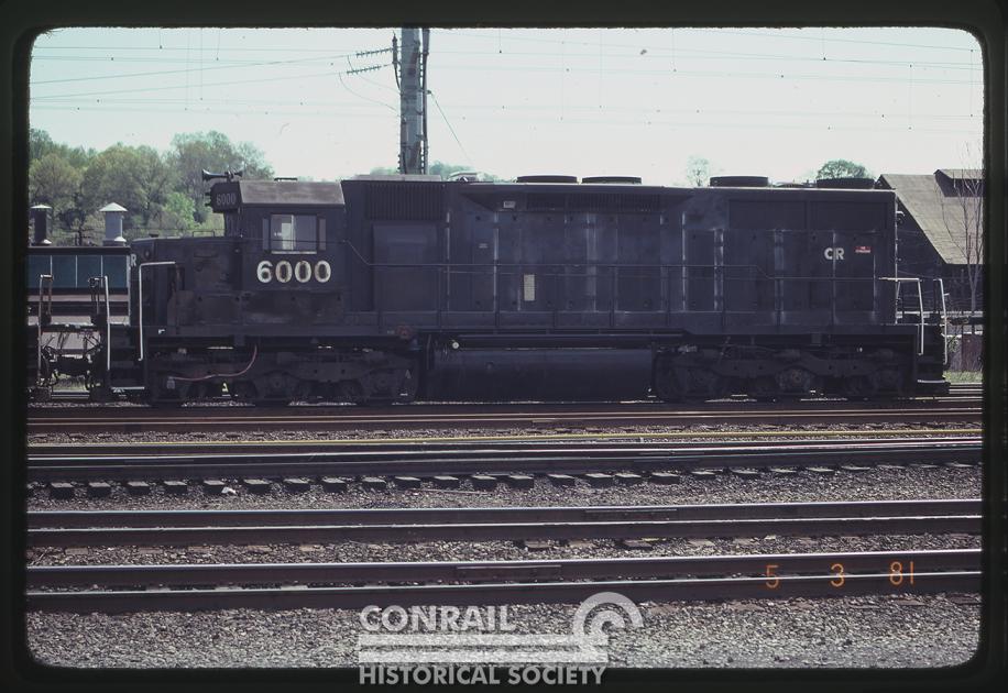 SD35 6000 in Harrisburg, PA | The CRHS's Conrail Artifact Archive
